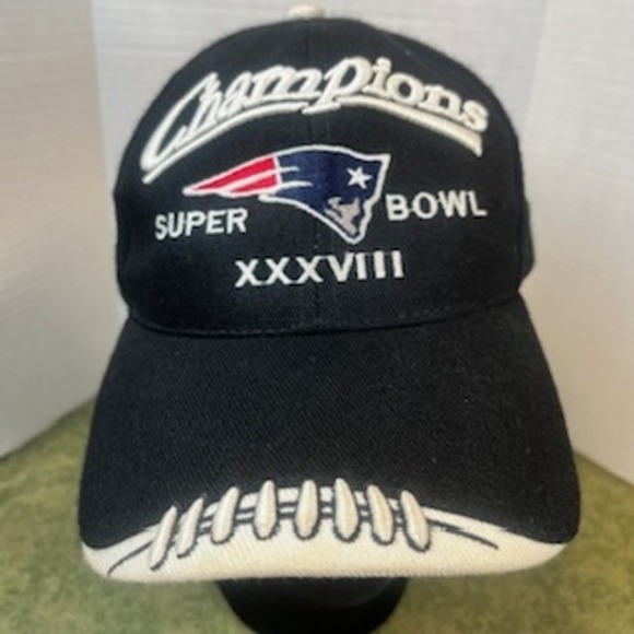 NFL Other - New‎ England Patriots Super Bowl XXXVIII Champions NFL Black Baseball Cap